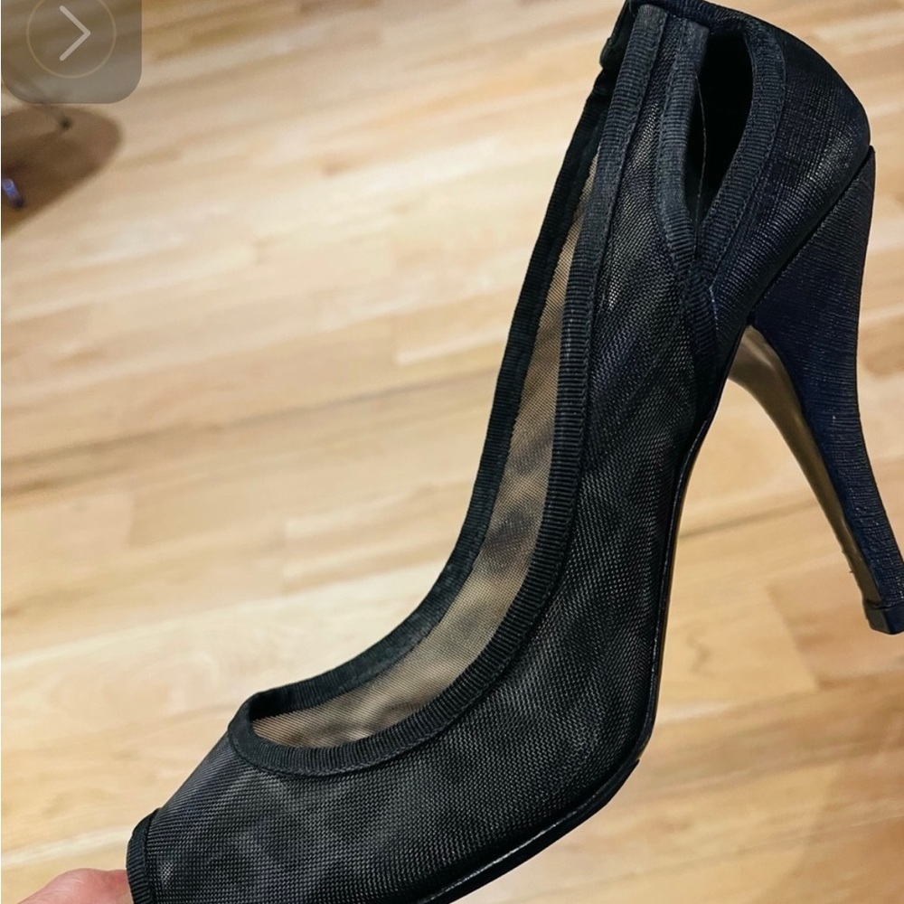 Fendi Zucca Mesh Peep toe